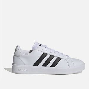 adidas women’s base court 2 sneakers, size 8